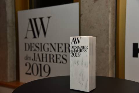 Der Preis des A&W Designer des Jahres 2019 Preises posiert am 13.01.2019 in Köln