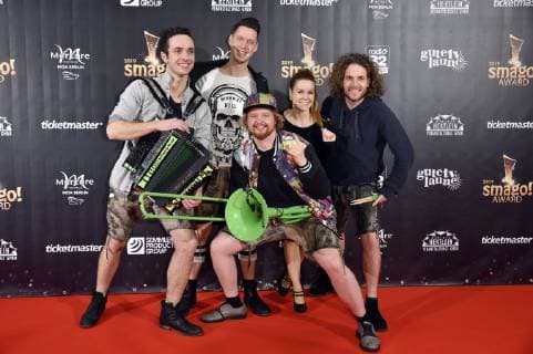 Die Draufgänger bei der Verleihung des smago! Award 2019 im Mercure Hotel MOA. Berlin, 13.01.2019