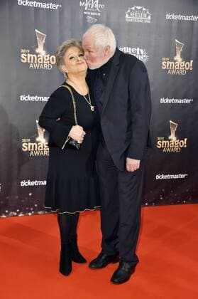 Dagmar Frederic mit Ehemann Klaus Lenk bei der Verleihung des smago! Award 2019 im Mercure Hotel MOA. Berlin, 13.01.2019