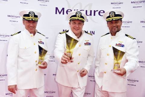Die Schlagerpiloten bei der Verleihung des smago! Award 2019 im Mercure Hotel MOA. Berlin, 13.01.2019