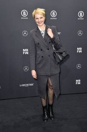 Susann Atwell beim Pre-Opening by Bogner im Rahmen der MBFW auf der Berlin Fashion Week Autumn Winter 2019 im E-Werk. Berlin, 14.01.2019