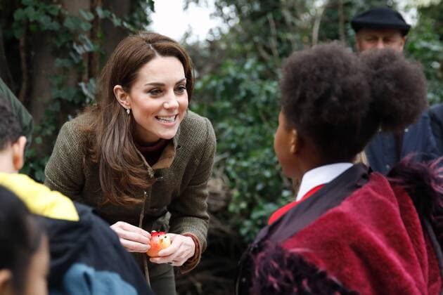 Entertainment Themen der Woche KW03 Entertainment Bilder des Tages . 15 01 2019. London, United Kingdom. Kate Middleton, The Duchess of Cambridge, during a visit to the King Henry s Walk Garden in Islington, London.  xPoolx xi-Imagesx IIM-19135-0019