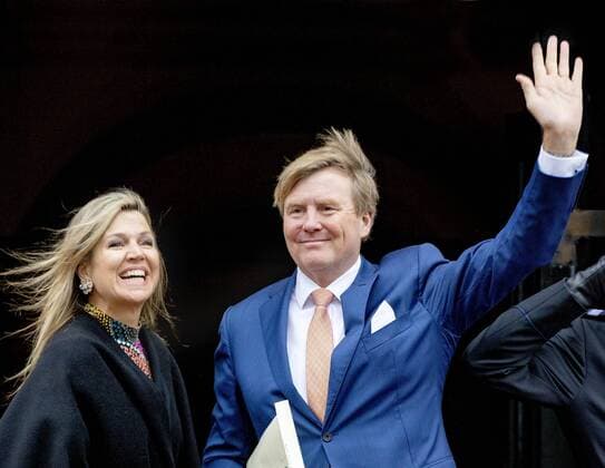 Entertainment Themen der Woche KW03 Entertainment Bilder des Tages 15-01-2019 Amsterdam Arrival of Queen Maxima and King Willem-Alexander for the New Years reception at the Royal palace in Amsterdam.  Copyright: xPPEx