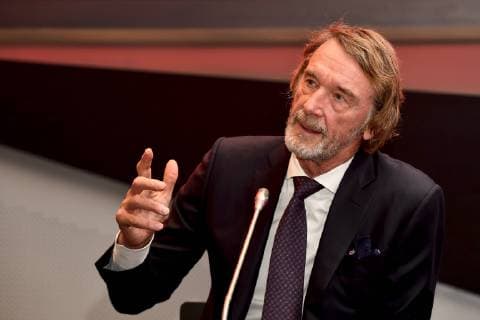 INEOS Group chairman Sir Jim Ratcliffe pictured during the signing of an investment pact between chemicals group Ineos and the Antwerp harbor, Tuesday 15 January 2019 in Antwerp.  DIRKxWAEM 05509438