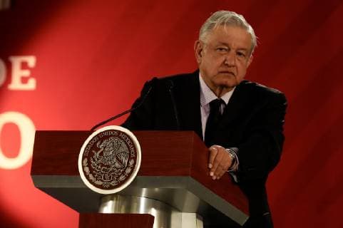Mexiko, Andres Manuel Lopez Obrador Pressekonferenz January 15, 2019 - EUM20190115NAC02.JPG.CIUDAD DE MEXICO Presidency Presidencia-AMLO Conferencia.- El presidente de los Estados Unidos Mexicanos, Andres Manuel Lopez Obrador, durante su conferencia de prensa matutina este martes 15 de enero de 2019 en el Palacio Nacional. Foto: Agencia EL UNIVERSAL EVZ  - ZUMAu78_ 20190115_zaf_u78_003 Copyright: xIrvinxOlivaresx