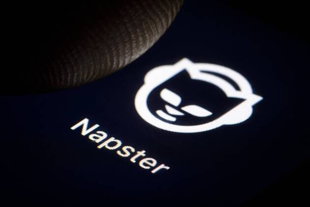 Symbolbild: Das Logo der Musiktauschboerse Napster ist auf einem Smartphone zu sehen. Berlin, 16.01.2019. Berlin Deutschland