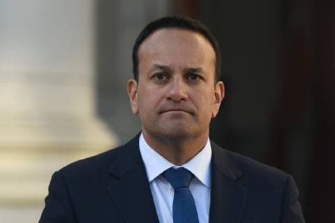 January 16, 2019 - Dublin, Ireland - Taoiseach Leo Varadkar (Irish Prime Minister) speaks to the media outside the Government Buildings in Dublin, the next morning after UK Prime Minister Theresa May lost a vote on her Brexit deal in the House of Commons..On Wednesday, January 16, 2019, in Dublin, Ireland. Dublin Ireland  - ZUMAn230 20190116_zaa_n230_129 Copyright: xArturxWidakx