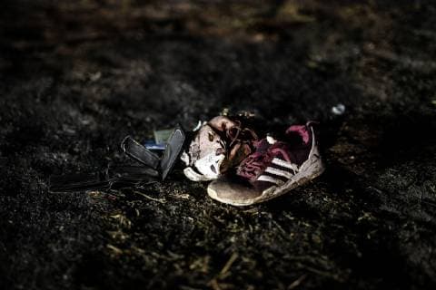 (190119) -- TLAHUELILPAN, Jan. 19, 2019 (Xinhua) -- Belongings of the victims are seen at the site of a pipeline explosion in the municipality of Tlahuelilpan, Hidalgo state, Mexico, Jan. 19, 2019. At least 21 people were killed and 71 others injured in a pipeline explosion in the central Mexican state of Hidalgo on Friday, local authorities said. (Xinhua Xin Yuewei) MEXICO-HIDALGO-PIPELINE-EXPLOSION 