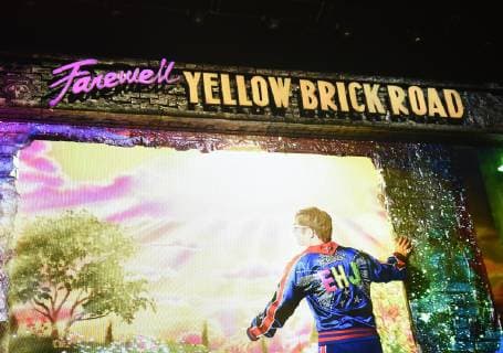 OAKLAND, CALIFORNIA - JANUARY 18: Elton John performs during his Farewell Yellow Brick Road tour at Oracle Areana on January 18, 2019 in Oakland, California. Photo: imageSPACE MediaPunch Copyright: ximageSPACEx