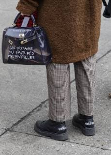 Street fashion MBFW Berlin January 2019 Guests at Mercedes Benz Fashion Week in Berlin. Berlin Berlin Germany  BeataxSiewicz