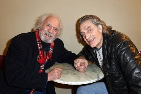 Achim Wolff und Winfried Glatzeder bei der Premiere des Theaterstücks Hase Hase in der Komödie am Kurfürstendamm im Schiller Theater. Berlin, 20.01.2019 *** Achim Wolff and Winfried Glatzeder at the premiere of the play Hase Hase in the Komödie am Kurfürstendamm at the Schiller Theater Berlin 20 01 2019 Foto:xF.xKernx xFuturexImage