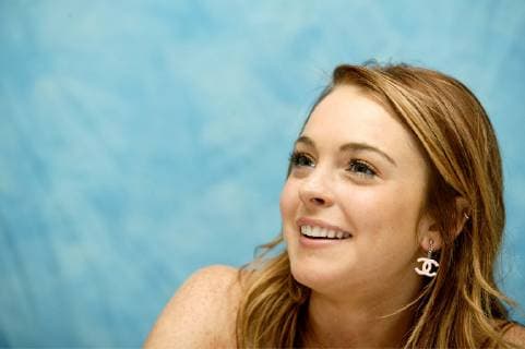 April 16, 2004 - Hollywood, California, U.S. - Lindsay Lohan promoting Mean Girls in Hollywood, CA. April 16, 2004. *** NO ITALY *** NO TABS SKIN MAGS Hollywood U.S. - ZUMAg203 20040416_bap_g203_001 Copyright: xArmandoxGallox