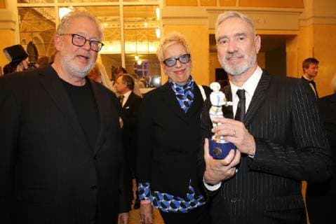 Bayerischer Filmpreis 25.01.2019 Martin Moszkowicz + Frau Doris Doerrie + Roland Emmerich bei der Verleihung des Bayerischer Filmpreis im Prinzregententheater, Prinzregentenplatz, Muenchen - 25.01.2019 -