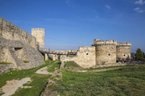 Zinden gate and towers, Belgrade Fortress, Kalemegdan Park, Belgrade, Serbia, Europe Copyright: JanexSweeney 1104-1372
