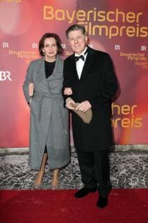 Horst Kummeth mit Ehefrau Eva, Verleihung des Bayerischen Filmpreis 2019 im Prinzrengententheater in Muenchen am 25.01.2018