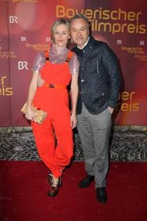 Thomas Darchinger mit Ehefrau Katharina Schwarz, Verleihung des Bayerischen Filmpreis 2019 im Prinzrengententheater in Muenchen am 25.01.2018