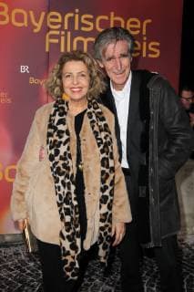 Michaela May mit Ehemann Bernd Schadewald, Verleihung des Bayerischen Filmpreis 2019 im Prinzrengententheater in Muenchen am 25.01.2018