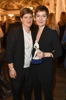Kerstin Polte mit Ehefrau Solveig bei der Verleihung des 40. Bayerischen Filmpreises 2018 im Prinzregententheater. München, 25.01.2019