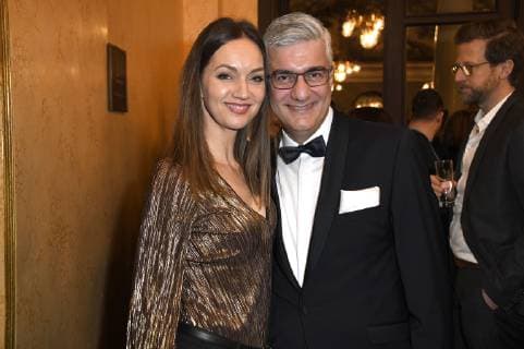 Stephen Sikder mit Gattin Kristin bei der Verleihung des 40. Bayerischen Filmpreises 2018 im Prinzregententheater. München, 25.01.2019
