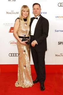 Anna Loos mit Ehemann Jan Josef Liefers beim 46. Deutschen Filmball 2019 im Hotel Bayerischer Hof. München, 26.01.2019