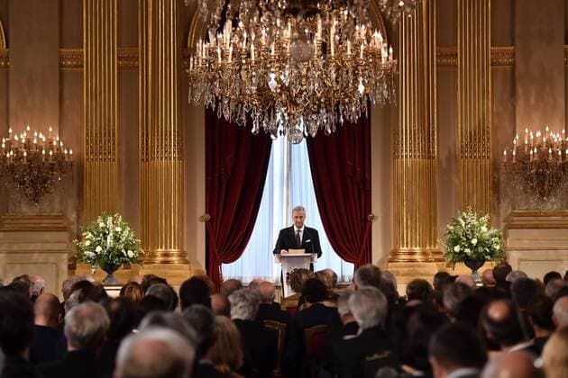 Entertainment Themen der Woche Entertainment Bilder des Tages King Philippe - Filip of Belgium delivers a speech at a New Year s reception organized by the Royal Family for the Belgian Authorities, at the Royal Palace, in Brussels, Tuesday 29 January 2019.  DIRKxWAEM 05519114