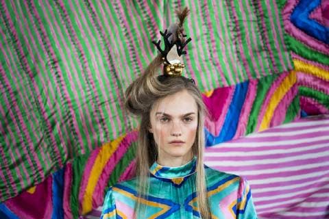 Helmstedt Show at Designmuseum Danmark in Copenhagen. Copenhagen Fashion Week AW19 - Helmstedt Show at Designmuseum Danmark in Copenhagen wednesday january 30th. 2019. , Denmark Copyright: MartinxSylvestx cop104 spdk20190130-124739-L