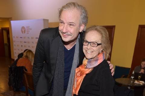 Ernst-Lubitsch-Preis Verleihung Leander Haussmann, Nicola Lubitsch ( Tochter von Ernst Lubitsch ) bei der Ernst-Lubitsch-Preis Verleihung vom Club der Filmjournalisten Berlin e.V. im Kino Babylon in Berlin am 30.01.2019