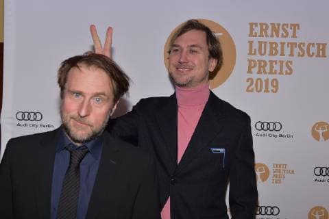 Ernst-Lubitsch-Preis Verleihung Bjarne Maedel, Lars Eidinger bei der Ernst-Lubitsch-Preis Verleihung vom Club der Filmjournalisten Berlin e.V. im Kino Babylon in Berlin am 30.01.2019