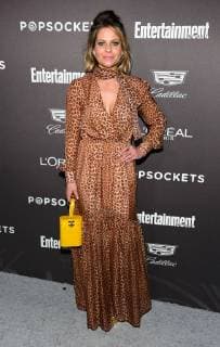 Fashion Trend - Leoparden Look Candace Cameron-Bure arriving at the Entertainment Weekly’s Pre SAG Awards Celebration in Los Angeles, California - Jan 26, 2019 - Entertainment Weekly’s Pre SAG Awards Celebration 2019, Los Angeles California United States Chateau Marmont  Copyright: xOxConnorx h_00576881