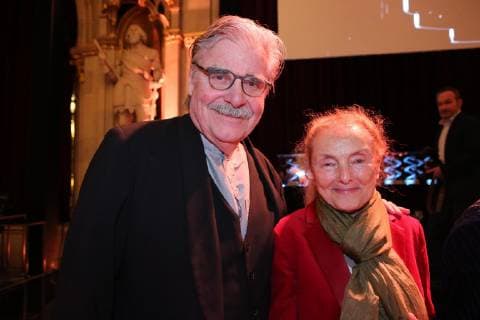 30.01.2019, Wiener Rathaus, Österreichischer Filmpreis 2019, Verleihungsgala d. Akademie des Österreichischen Films im Bild: Peter Simonischek, Erni Mangold, Österreichischer Filmpreis 2019