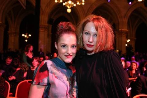 30.01.2019, Wiener Rathaus, Österreichischer Filmpreis 2019, Verleihungsgala d. Akademie des Österreichischen Films im Bild: Sophie Stockinger, Birgit Minichmayr, Österreichischer Filmpreis 2019