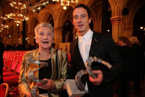 30.01.2019, Wiener Rathaus, Österreichischer Filmpreis 2019, Verleihungsgala d. Akademie des Österreichischen Films im Bild: Ingrid Burkhard, Laurence Rupp, Österreichischer Filmpreis 2019