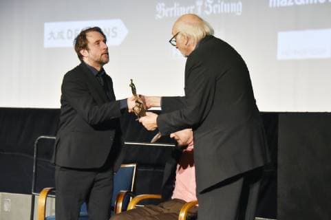 Bjarne Mädel und Karl Dall bei der 61. Verleihung vom Ernst-Lubitsch-Preis 2019 im Kino Babylon. Berlin, 30.01.2019