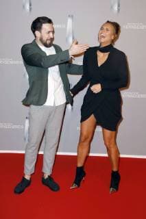 Jan Köppen und Laura Wontorra bei der Verleihung des Deutschen Fernsehpreises 2019 in der Düsseldorfer Rheinterrasse. Düsseldorf, 31.01.2019