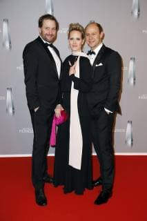 Christian Erdmann, Anna Schudt und Moritz Führmann bei der Verleihung des Deutschen Fernsehpreises 2019 in der Düsseldorfer Rheinterrasse. Düsseldorf, 31.01.2019