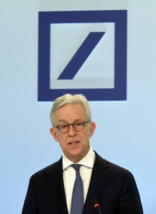 Deutschland, Frankfurt, 01.02.2019 Karl von Rohr, Stellvertretender Vorstandsvorsitzender der Deutsche Bank AG, waehrend der Pressekonferenz Jahresmedienkonferenz der Deutsche Bank AG