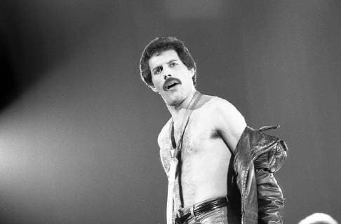 February 1, 2019 - Canada - TORONTO, ON - AUGUST 30: Freddie Mercury of British rock band Queen performing at CNE Grandstand in Toronto on August 30th, 1980. Canada  - ZUMAt14_ 20190201_zan_t14_001 Copyright: xDickxDarrellx