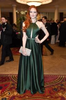 Barbara Meier beim VIP-Empfang zum 14. SemperOpernball 2019 im Hotel Taschenbergpalais Kempinski. Dresden, 01.02.2019 *** Barbara Meier at the VIP reception for the 14 SemperOperaball 2019 at the Hotel Taschenbergpalais Kempinski Dresden 01 02 2019 Foto:xF.xKernx xFuturexImage
