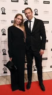 Robert-Priserne Verleihung in Kopenhagen Jakob Cedergren og kaeresten Pernille Holm ankommer til uddeling af ROBERT-priserne i Koebenhavn, soendag den 3 februar 2019. . , Denmark Copyright: LiselottexSabroex COP102 spdk20190203-185022-L