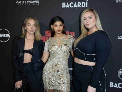 ATLANTA, GA - FEBRUARY 02: Jasmine Sanders, Danielle Herrington and Hunter McGrady at the Sports Illustrated presents Saturday Night Lights event powered by Matthew Gavin Enterprises and Talent Resources Sports on February 2, 2019 in Atlanta, Georgia. Photo: imageSPACE MediaPunch Copyright: xCopyrightedx