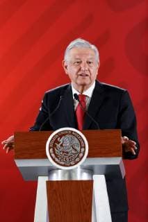Mexiko, Pressekonferenz von Präsident Obrador President of Mexico, Andres Manuel Lopez Obrador, speaks during his morning press conference at the National Palace in Mexico City, Mexico, 05 February 2019. Lopez Obrador said on Tuesday that he will not respond to accusations by White House chief Donald Trump, and attributed the Republican s remarks to Mexico as electoral purposes . EFE Jose Mendez Lopez Obrador will not respond to Trump s words for electoral purposes !ACHTUNG: NUR REDAKTIONELLE NUTZUNG!  Copyright: xJoséxMéndezx AME8534 20190205-636849831725679323