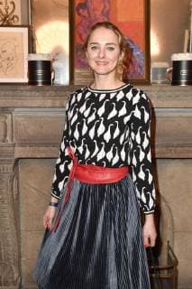 Anne-Catrin Wahls (ehemals Märzke) bei der Verleihung des Blaue Blume Award 2019 im Restaurant Grosz. Berlin, 06.02.2019