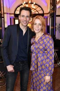 Alexander Mazza und Annika Ernst bei der Verleihung des Blaue Blume Award 2019 im Restaurant Grosz. Berlin, 06.02.2019
