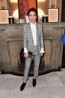 Nadine Warmuth bei der Verleihung des Blaue Blume Award 2019 im Restaurant Grosz. Berlin, 06.02.2019