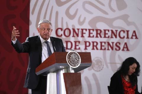 February 7, 2019 - EUM20190207NAC01.JPG .CIUDAD DE MEXICO. PresidencyPresidencia-AMLO.- 7 de febrero de 2019. En conferencia matutina en Palacio Nacional, el presidente Andres Manuel Lopez Obrador revela que se encontraron informes adulterados en las estancias infantiles; los apoyos ahora seran entregados directamente a los padres de familia, seran de mil 600 pesos cada dos meses. Foto: Agencia EL UNIVERSALGerman EspinosaEELG  - ZUMAu78_ 20190207_zaf_u78_008 Copyright: xElxUniversalx
