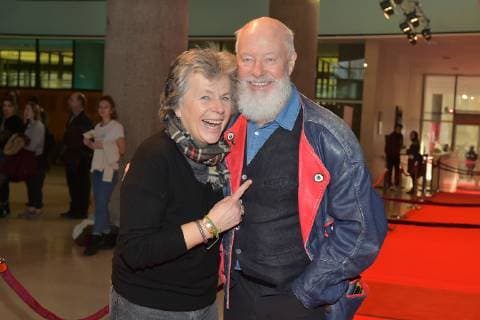Weltpremiere CLEO mit Marleen Lohse William ãBillÒ Mockridge mit Ehefrau Margie Kinsky Ankunft zur Weltpremiere von CLEO als Eroeffnungsfilm der Berlinale-Reihe Generation Kplus zur Berlinale im Haus der Kulturen der Welt iin Berlin am 08 .02.2019