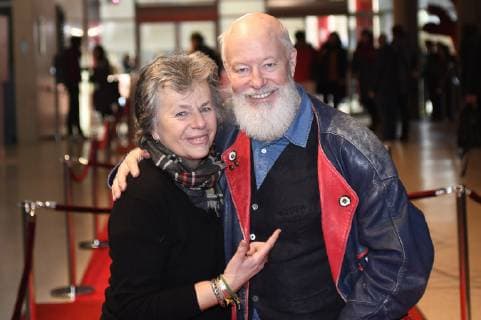 Margie Kinsky mit Ehemann Bill Mockridge bei der Premiere von Cleo auf der Berlinale 2019 69. Internationale Filmfestspiele Berlin im Haus der Kulturen der Welt. Berlin, 08.02.2019