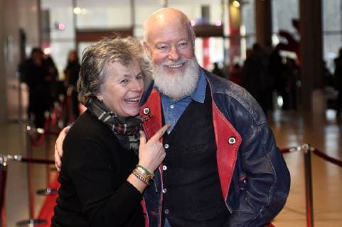 Margie Kinsky mit Ehemann Bill Mockridge bei der Premiere von Cleo auf der Berlinale 2019 69. Internationale Filmfestspiele Berlin im Haus der Kulturen der Welt. Berlin, 08.02.2019