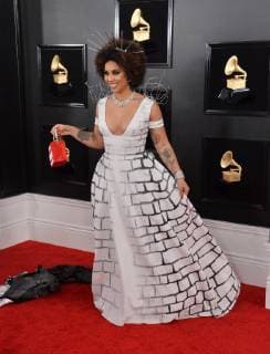 Joy Villa arrives for the 61st annual Grammy Awards held at Staples Center in Los Angeles on February 10, 2019.  LAP20190210600 JIMxRUYMEN