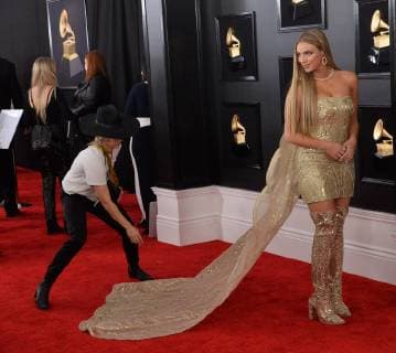Lele Pons arrives for the 61st annual Grammy Awards held at Staples Center in Los Angeles on February 10, 2019.  LAP20190210677 JIMxRUYMEN